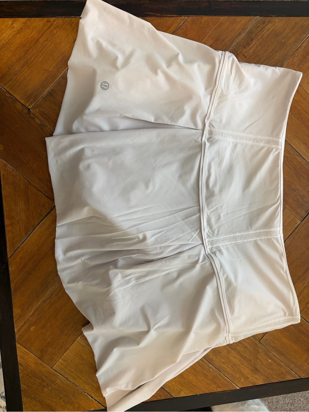 lululemon athletica Light Cream skort
